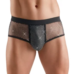 Glitzer Pants mit Netzeinsätze für besondere Momente