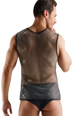 Glitzer Shirt aus dehnbarem Material