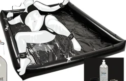 Glossy Games Lackspielwiese Set 185x140cm schwarz