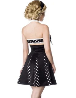 Godet-Kleid mit Schleife