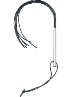 Gummipeitsche mit Metallgriff