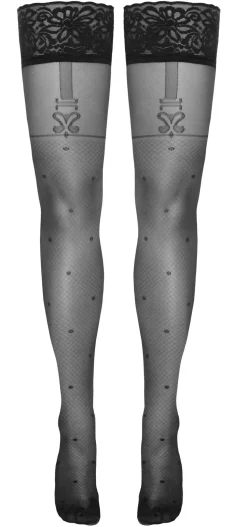 Halterlose Strümpfe mit schönen Details