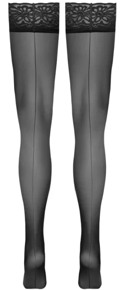 Halterlose Strümpfe mit schöner Naht