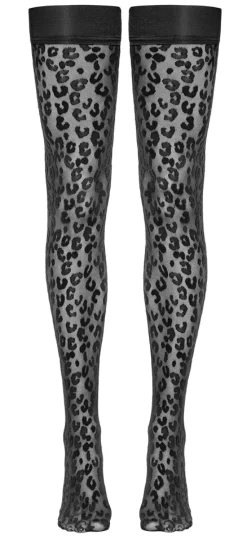 Halterlose Strümpfe schwarz