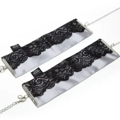 Handfesseln mit Kette silber