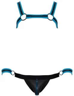 Harness mit Jock und Handschellen Bondage