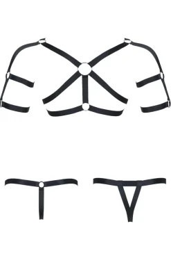 Harness und String im Set schwarz