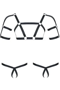 Harness und String im Set schwarz