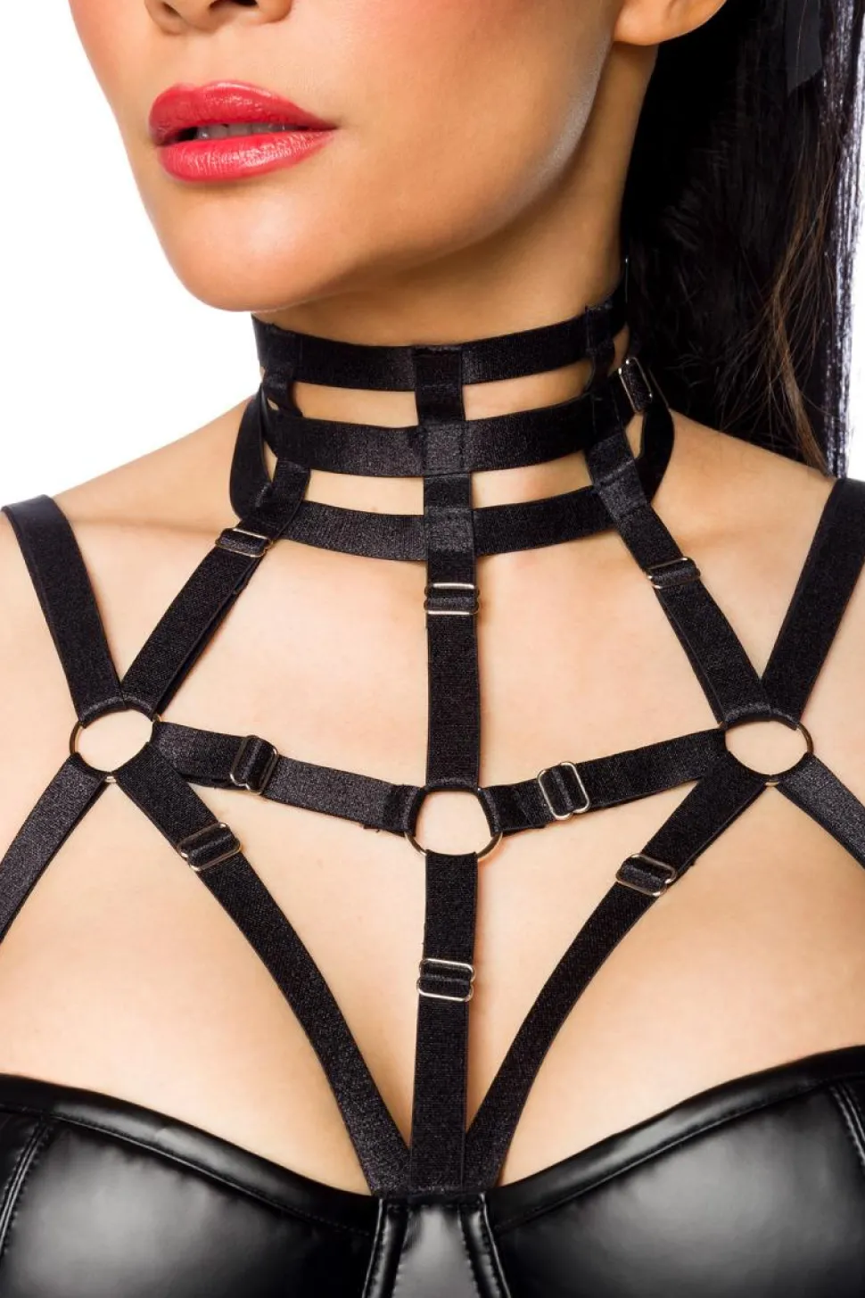 Harness-Wetlook-Kleid