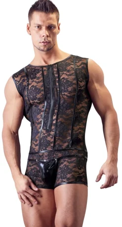 Herren Body mit Spitze