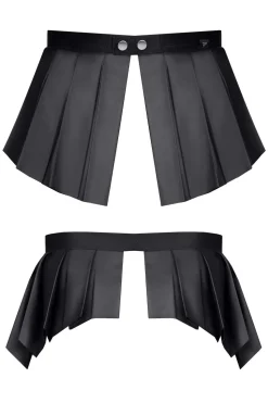 Herren Falten-Rock kurz mit Druckknöpfen