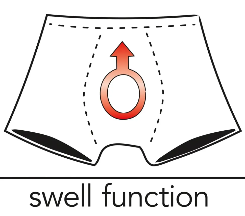 Herren Lack-Slip mit Push-up Funktion und aufklappbarer Front