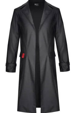 Herren Mantel im edlen Matt-Look mit feinen Details