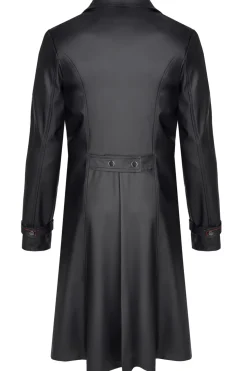 Herren Mantel im edlen Matt-Look mit feinen Details