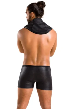 Herren Mattlook Set mit Panty und Kragen