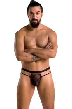 Herren Mesh String mit feinen Riemen