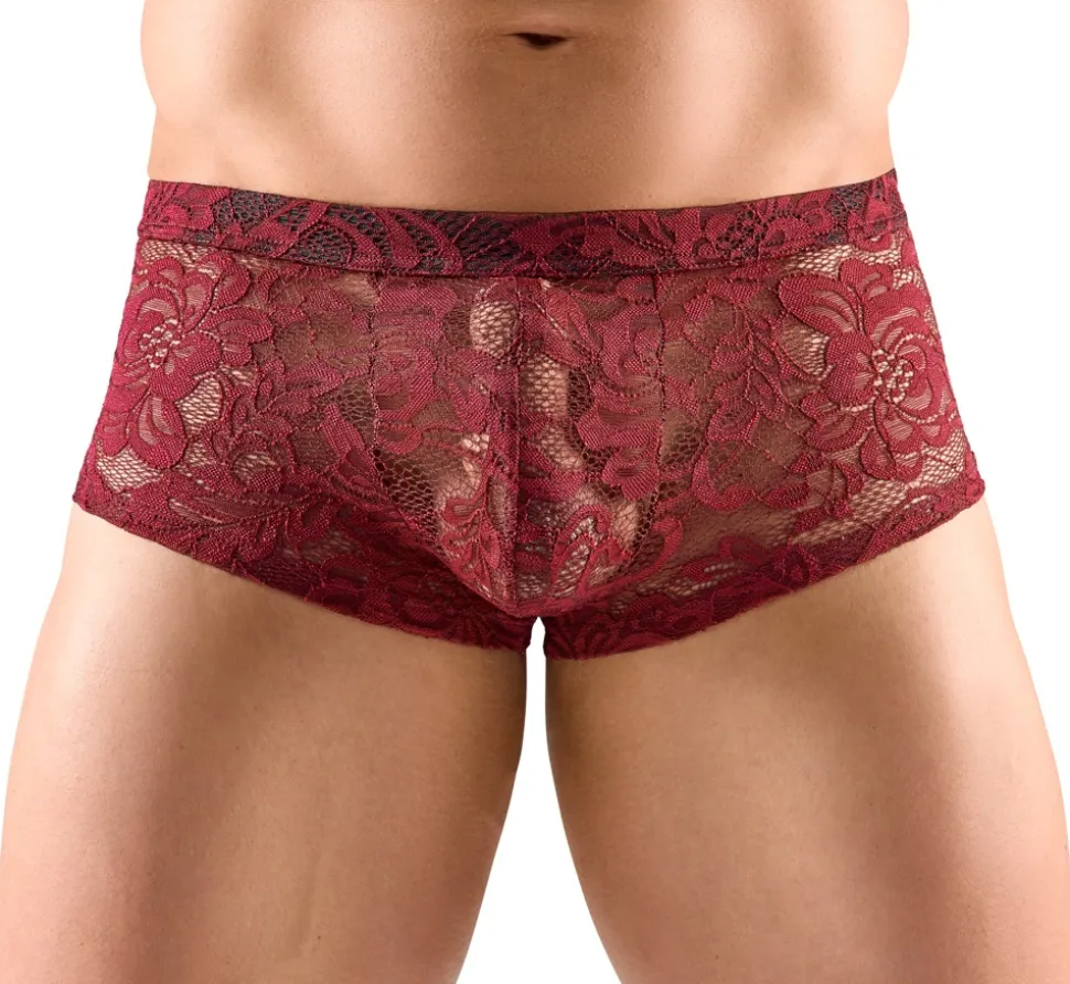 Herren Pants aus floraler Spitze