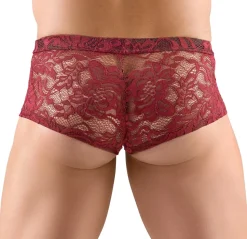 Herren Pants aus floraler Spitze