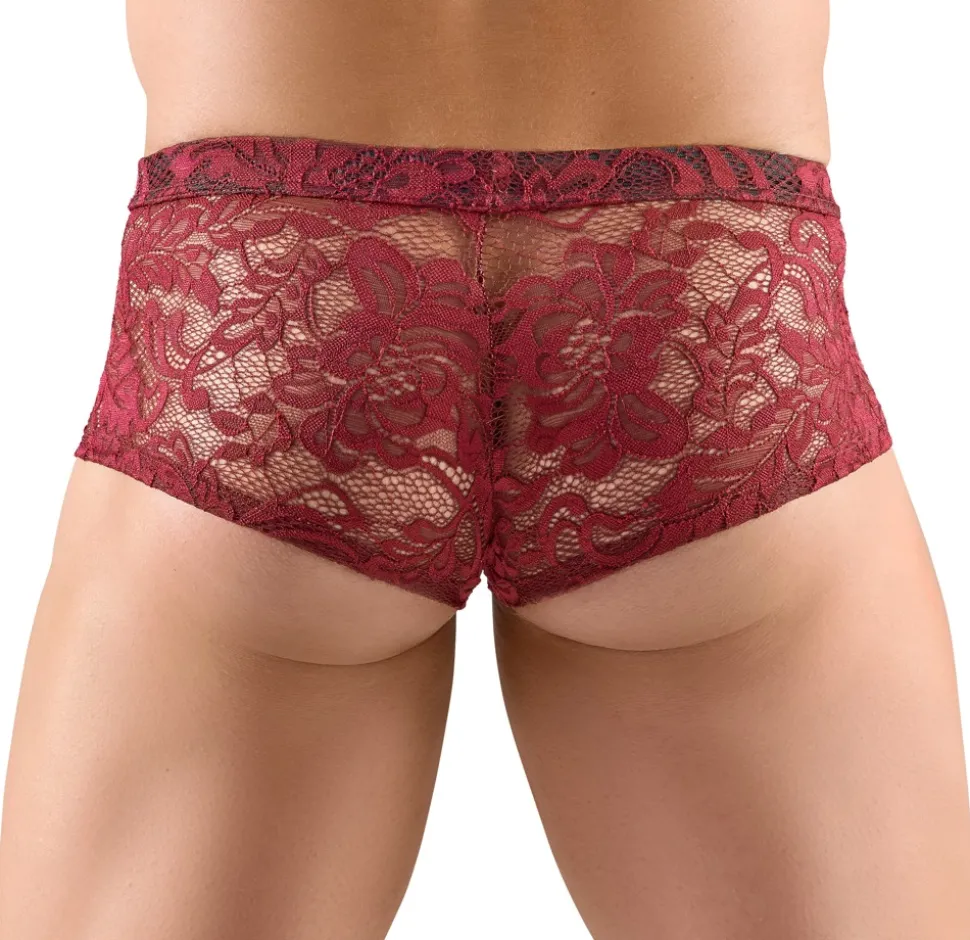 Herren Pants aus floraler Spitze