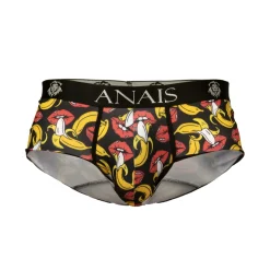 Herren Panty mit Bananen-Kussmund-Muster aus weichem und dehnbarem Material und Breitem Gummibund