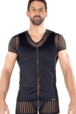 Herren Shirt aus Netz Material