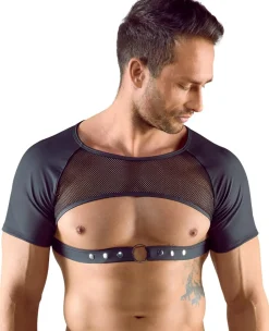 Herren Shirt mit Netz im Mattlook