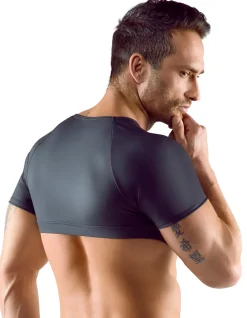 Herren Shirt mit Netz im Mattlook