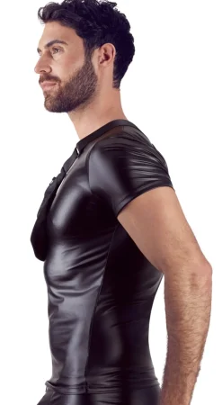 Herren Shirt und Tasche schwarz