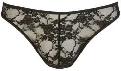 Herren Slip Spitze schwarz