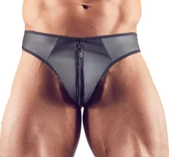 Herren String schwarz
