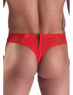 Herren String Wiz rot