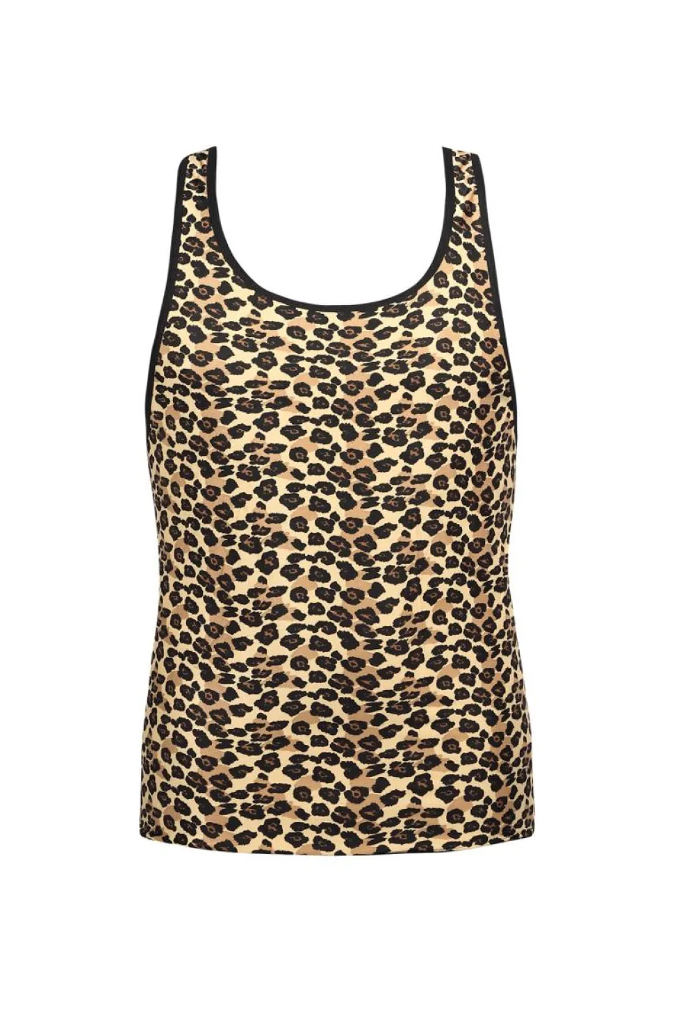 Herren Tank Top im Leoparden-Look aus weichem Material