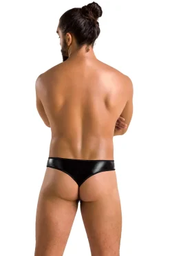 Herren Wetlook String mit Cutouts und Metallring