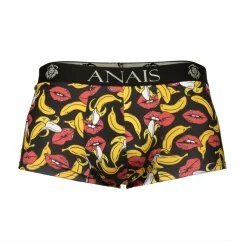 Herren-Boxer mit Bananen-Kussmund-Muster aus weichen Material