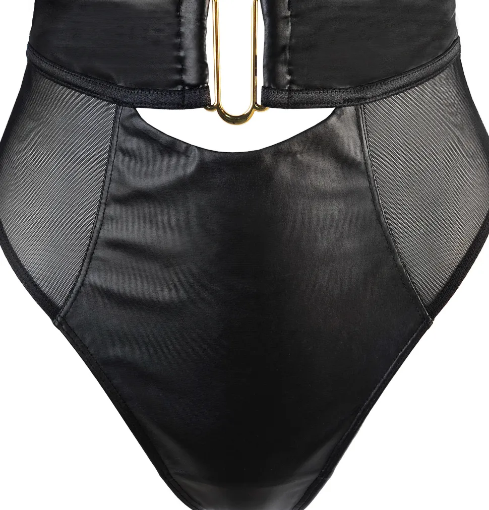 Hight-Waist Slip mit goldenem Detail