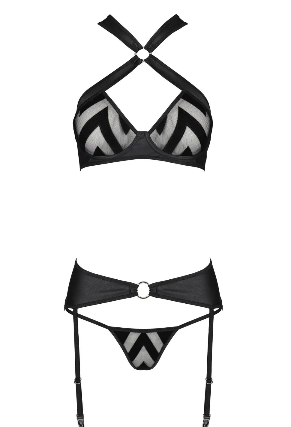 Hima 3-tlg. Straps Set schwarz