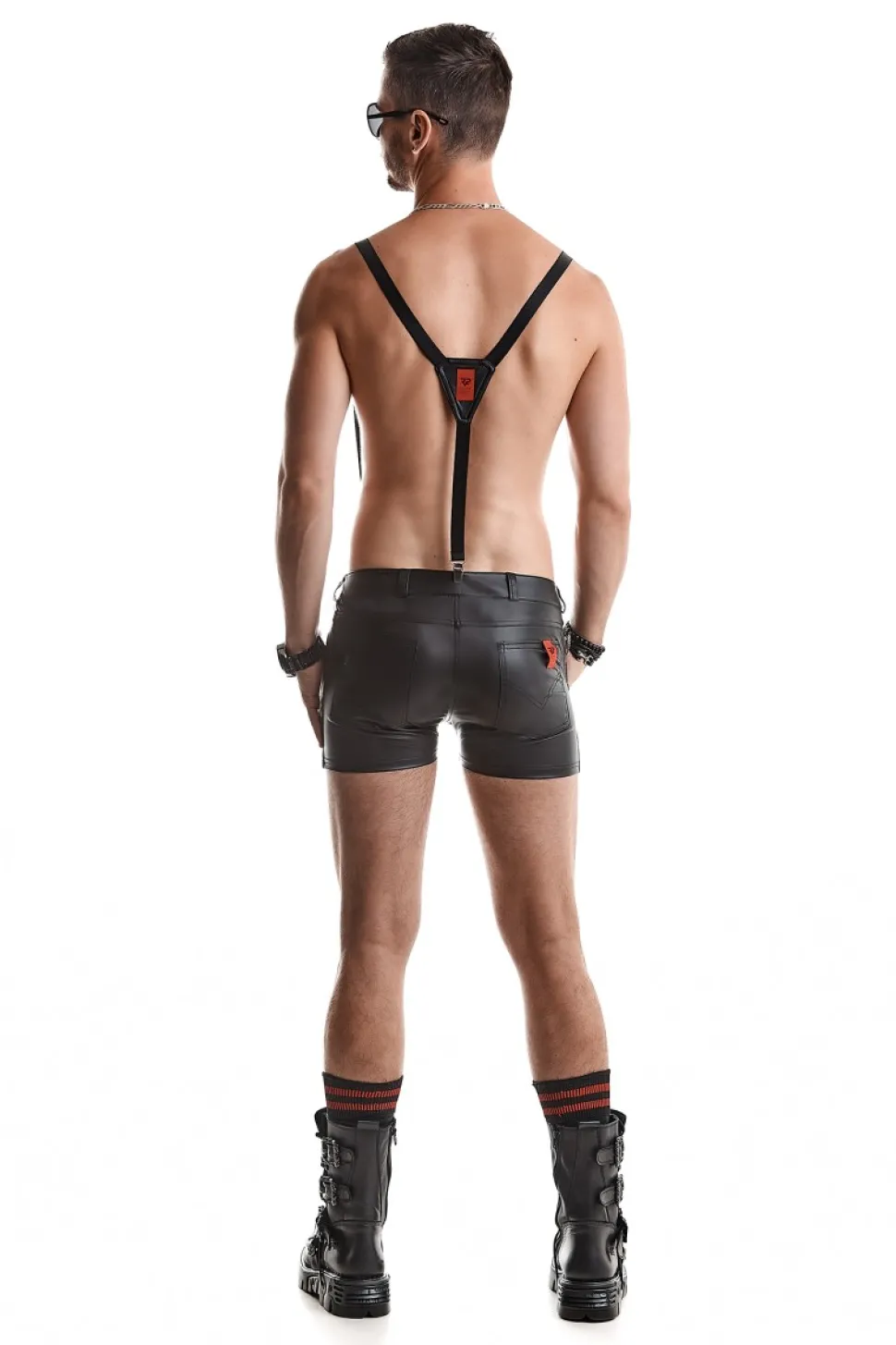 Hosenträger aus elastischen Gummibändern im edlen Stil