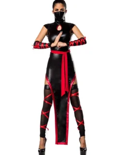 Hot Ninja-Girl Kostüm Set