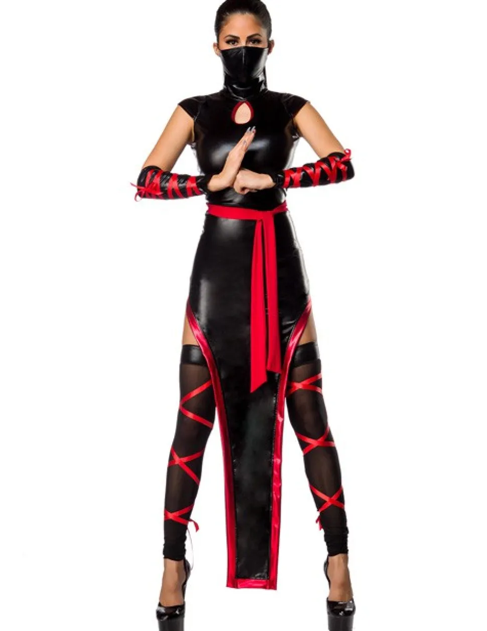 Hot Ninja-Girl Kostüm Set