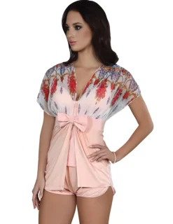 IMPERIA Morgenmantel LC 90041 rosa