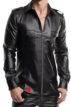 Jacke aus Wetlook Material