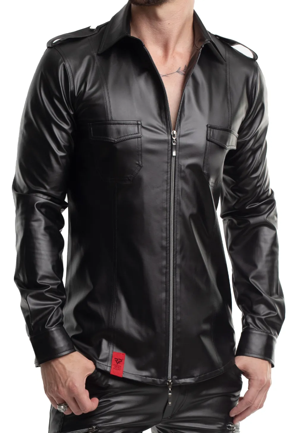 Jacke aus Wetlook Material