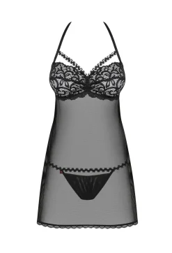 Joylace Babydoll & Tanga schwarz