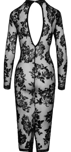 Kleid aus feinstem Tüll mit floralem Muster im exklusiven Desing