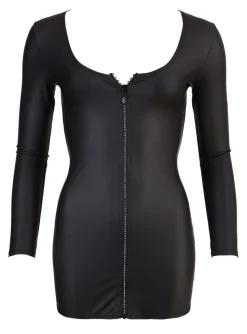 Kleid Glitzerzip schwarz