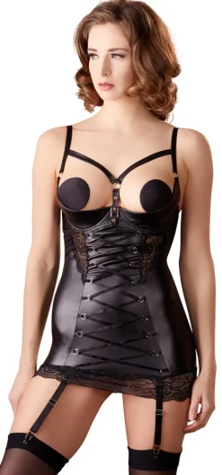 Kleid Glitzerzip schwarz