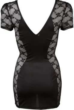 Kleid mit Zip schwarz