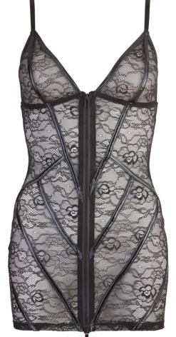 Kleid Spitze schwarz