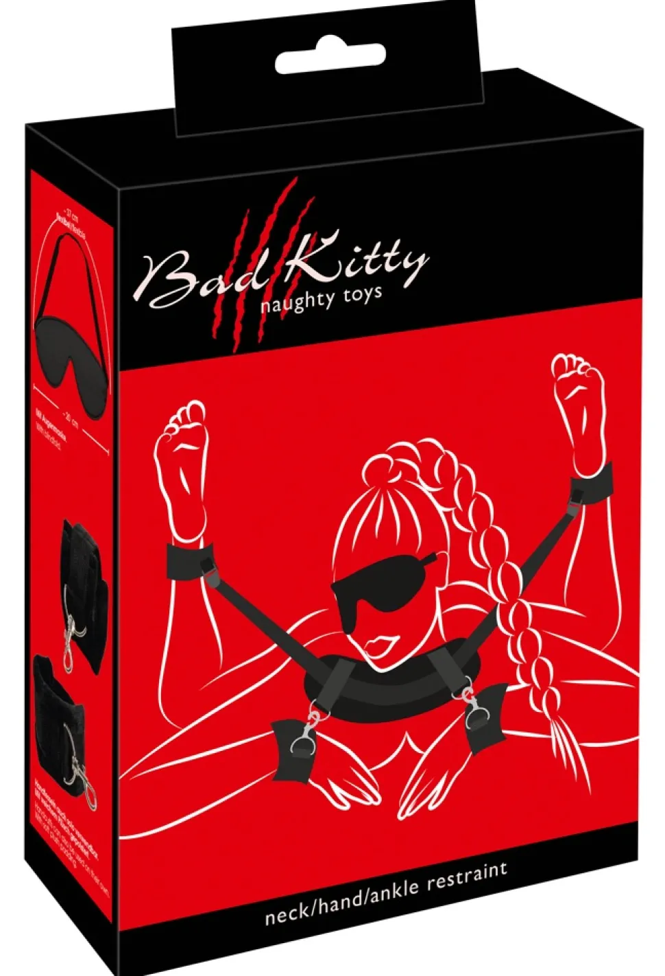 Kombiniertes Hand-Fuß-Nacken Fessel-Set