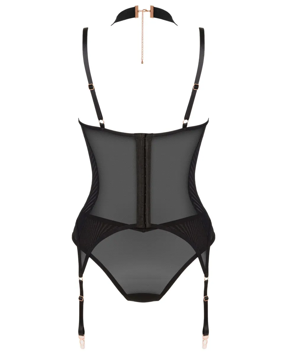 Korsett und Panty Set mit feinen Details